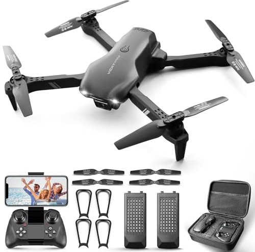 4DRC V13 Drone for kids Adults with 1080P HD FPV Camera, Foldable Mini RC Quadcopter With Waypoint, Functions,Headless Mode,Altitude Hold,Gesture Selfie,3D Flips,Beginners Toys Gifts