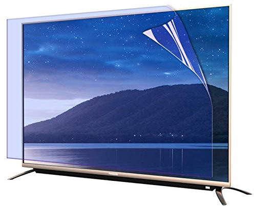 BDSHL Easy to Assemble TV Screen Protector Anti-Scratch, Anti-Fingerprint, Anti-Greasy Blue Light Blocking Screen Protector Relieve Eye Fatigue (Color : Matte Version, Size : 65 inch 1429x804mm)