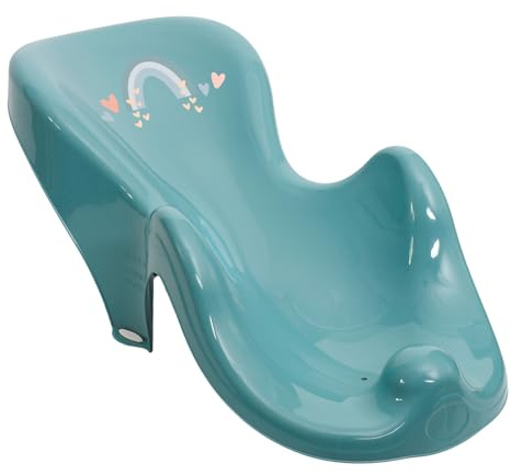 Transat de bain bébé avec ventouses antidérapantes Vert viride Météo