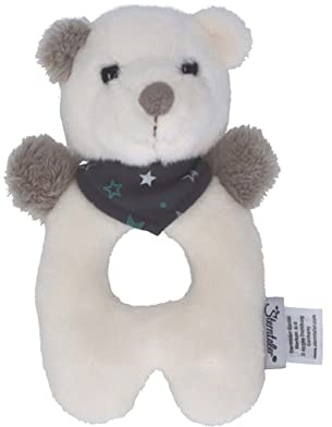 Sterntaler Baby Unisex Greifling Baby Greifling Eisbär Elia - Baby Greifling, Greiflinge für Babys, Baby Spielzeug - ecru