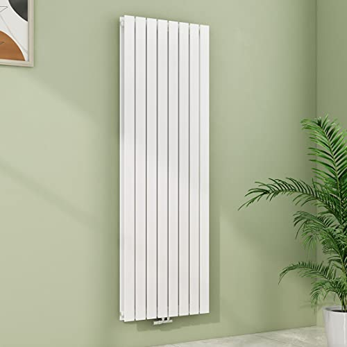 S'AFIELINA Heizkörper Flach Paneelheizkörper 1800x620mm Doppellagig Weiß Mittelanschluss Heizung Flachheizkörper Vertikal 2227 Watt