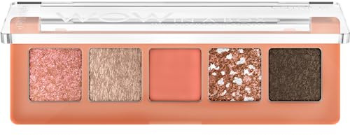 Catrice Wow In A Box Mini-Eyeshadow-Palette, Nr. 010, Mehrfarbig, 5 Farben, hochpigmentiert, Shimmering, vegan, Keine Mikroplastikpartikel, Nanopartikel, parfümfrei, 1er Pack (4 g)