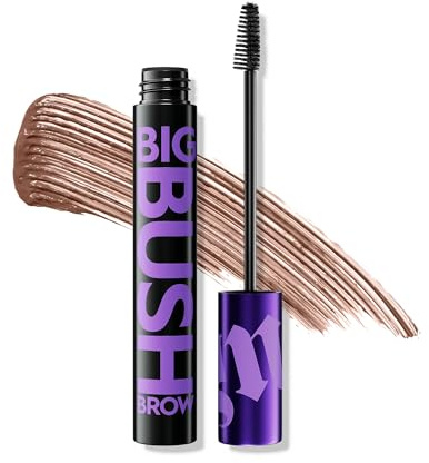 Urban Decay Big Bush Volumizing Tinted Eyebrow Gel (Neutral Nana - Neutral Brown), Waterproof, Smudge-Resistant, Flake-Resistant, Buildable Brow Gel Fibers, Up to 24 HR Hold - 0.19 fl oz