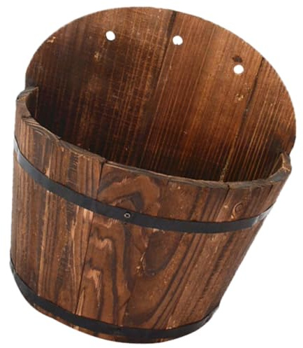 BESPORTBLE Maceta De Madera Estante Exterior para Plantas Macetero De Pared Montado En La Pared Contenedor Flores Maceta Exhibición Macetas Decorativas Caja Mini, 4E33Q18E4J300WS7KRQ