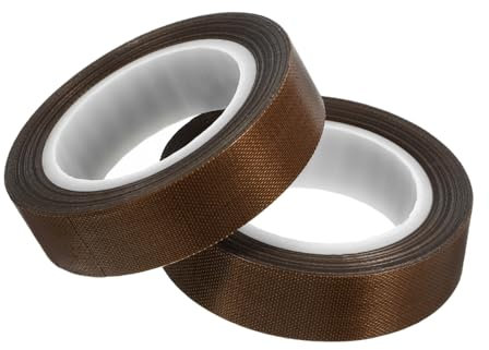 CHILDWEET 2 Rollen Hochtemperaturbeständiges Isolierband Fluorpolymer-klebeband Wärmedämmend Verschleißfest Industrieklebeband Für Vakuumierer Und Handversiegelung