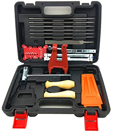 16pcs/Set Chainsaw Sharpener File Guide Measuring Tool for Sharpening Filing Gardening