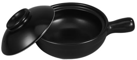 Hemobllo Marmite à Riz Argile Cocotte Argile Pour Cuisson Ustensiles De Cuisine Marmite Mijotage Cocotte Chinoise Avec Couvercle