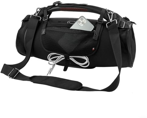 CNANRNANC Funda protectora portátil con correa para el hombro para JBL para Boombox 3 2 1 - Bolsa de almacenamiento de viaje negra 1813.55cm