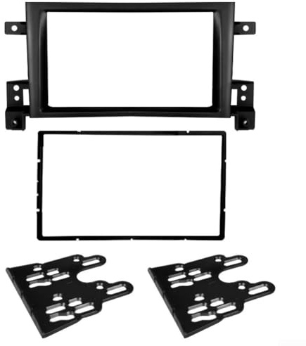 Kit de instalación de radio estéreo de coche para Suzuki Grand Vitara 2005 2017, marco doble DIN de 7 pulgadas con ajuste fiable