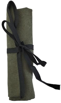 4 Taschen Werkzeugtasche Leinwandschlüsselrollen Auf Beutel/Schraubendrehzange Roller Fächer Organisatoren Taschenschlüssel