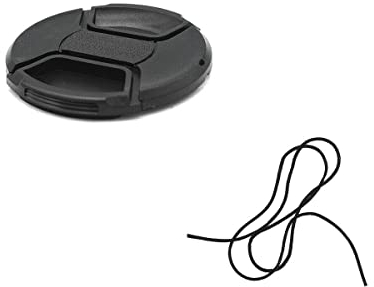 Capuchon d'objectif d'appareil Photo, Ø55 mm de diamètre, Capuchon de Protection à Clipser, Compatible avec Nikon, Canon, Sony, Sigma, Tamron, Olympus, Fujifilm, Housse Universelle d'appareil Photo