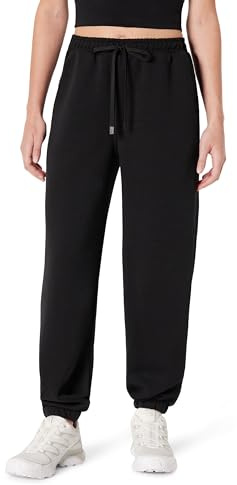 Amazon Essentials Femme Pantalon de Jogging Athlétique en Tissu Technique Respirant, Coupe Ample et Taille Mi-Haute