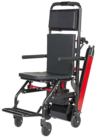 Silla De Ruedas EléCtrica Para Subir Escaleras de aleación de aluminio, de 19 kg, plegable, portátil, para personas mayores y discapacitadas, con capacidad para 250 kg.