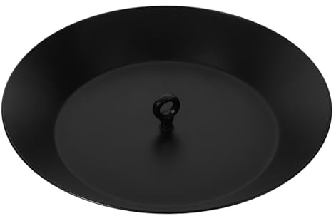 HIAKDOFT Bacino di Raccolta per Catena della Pioggia in Alluminio Resistente, Raccoglitore D’Acqua Piovana per Giardino e Patio, Espositore per Fontane Esterne, Facile Installazione e Uso