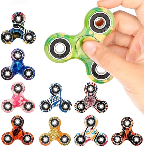 SCIONE 24-pack fidget spinner-leksak, fingerspinnare fidget pack-ångestleksaker stressavlastning reducerare fest gåvor för barn/vuxna födelsedag påskgodisväska lager, klassrumspriser