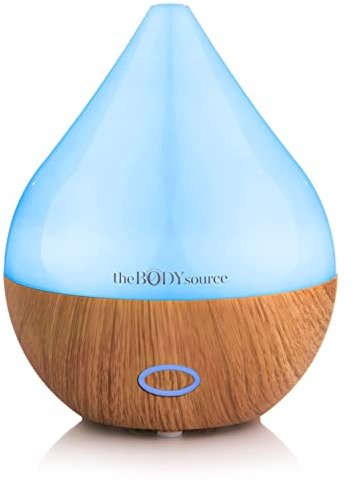 The Body Source Aromdiffusor för Eteriska Oljor med LED-ljus med 7 Färger (165 ml)