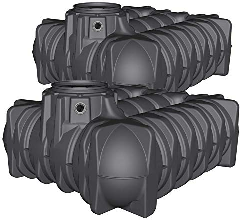Graf Regenwasser-Flachtank Platin Regenwassertank Zisterne Wassertank 10.000 L