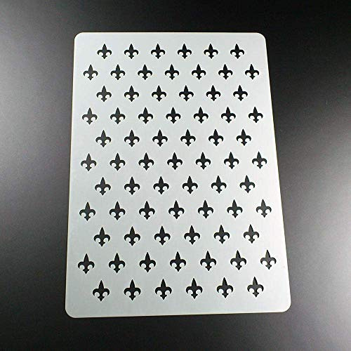 Schablone Fleur de Lis Pattern Lilie Muster - BM09