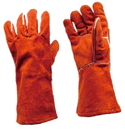 Tubayia - Guantes largos de soldadura, guantes de trabajo para soldador