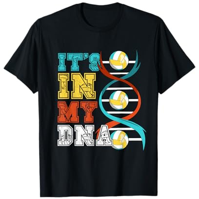Beach Volleyball Sportler Sport ITS IN MY DNA Volleyballer T-Shirt