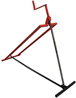 GREENSTAR - Cric À Vis - pour Tondeuses Autoportées - Levage Latéral - avec Système De Vérouillage - Graisseur Intégré - Capactité Max. 410kg & Angle Max. De 40°