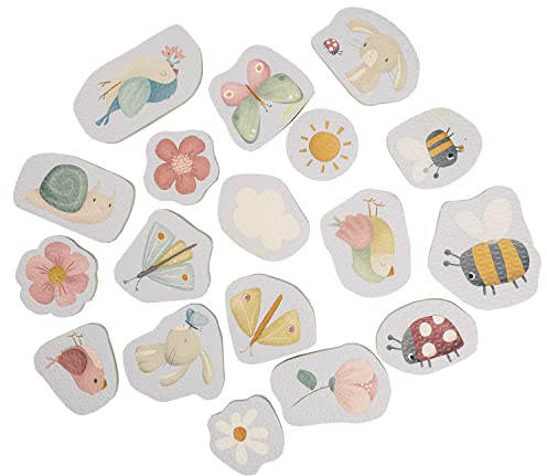 RUBO TOYS Little Dutch 2008727 Badespielzeug Badeschaumfiguren Flowers & Butterflies / Blumen & Schmetterlinge, Mehrfarbig