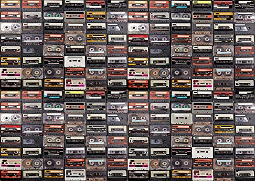 CORTOTO 1,8x1,2m stoff Musik-Thema Hintergrund Retro Musical Background Audio Cassettes Photo Hintergrund Fotografie Adults Kids Birthday Baby Shower Newborn Women Wedding Foto Booth Requisiten