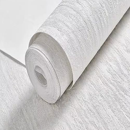 EMYJAY Papier De Contact Autocollant, Papier De Contact Décoratif Non Tissé Papier De Contact Auto-adhésif Peel and Stick Wallpaper (Color : Bianco, Size : 0.53X3M)