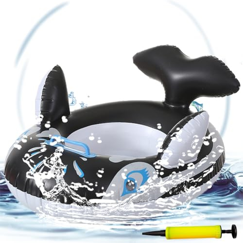 LGWJHCY Inflatable Cartoon Swimming Ring Whales, Summer Inflatable Swimming Ring Water Toy, Swimming Ring for Children, for Summer Pool Beach Party, Child Swimming Aid and Accessories