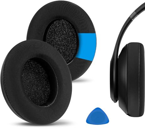 Geekria Sport Cooling-Gel Cuscinetti di ricambio per cuffie Beats Studio Pro, cuscinetti auricolari, parti di riparazione (nero)