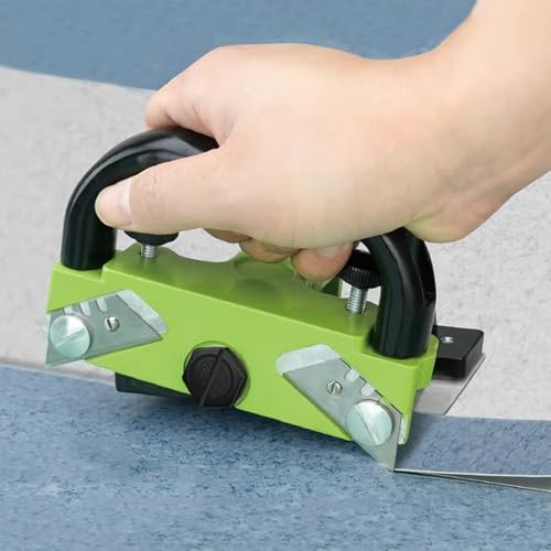 Outil De Coupe De Sol À Main, Kit De Soudage De Plastique, Hauteur De Lame Réglable, Rainurage Uniforme Et Précis, pour L'installation De Sols À Domicile Et Professionnels