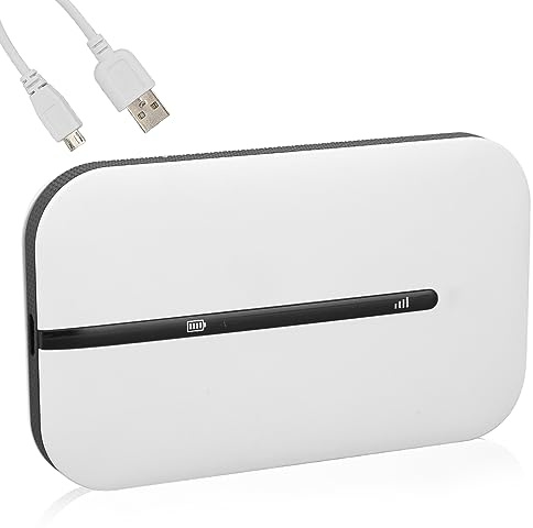 ciciglow Mobiler WLAN-Hotspot, E5576 320 Tragbarer 4G-LTE-WLAN-Router mit SIM-Kartensteckplatz für Telefon, PC, Tablet, Laptop, 1500-mAh-Akku-Reiserouter