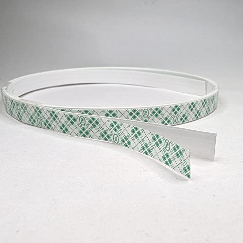 INVISIBLE 10 mm, 3 V - 24 V, 3 poli, cavo piatto da 1 metro, cavo di collegamento LED bianco, autoadesivo, al metro, fai da te