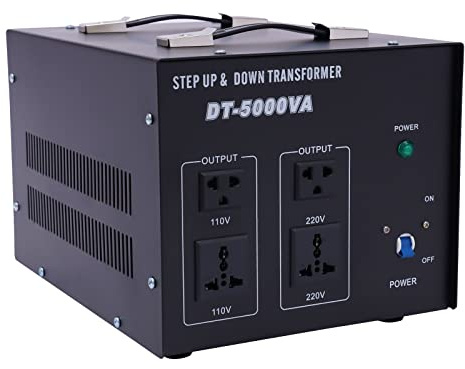 Trasformatore di tensione da 5000 W, trasformatore da 220 V 110 V Boost/Buck, convertitore di tensione toroidale per dispositivi elettrici ed elettronici.