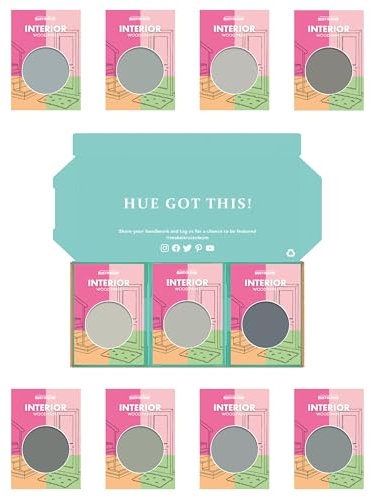 Rust-Oleum Interior Wood Paint in Matt finish - Dusky Greys Tester Box