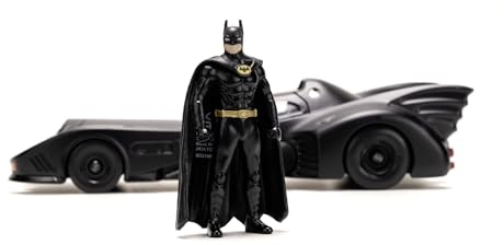 Jada BATMAN 1989 SPECIAL ED BATMOBILE W/FIG & SHIELD 1:24