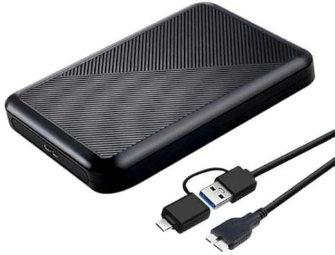 Tianken Hard disk esterno portatile ultra sottile da 500 GB USB 3.0 HDD per PC, Mac, laptop, PS4, Xbox one
