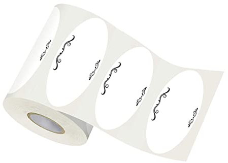 UTHCLO Etikettenaufkleber Mit Selbstklebende Dosenetiketten Und Siegelaufkleber Für Einfache Verpackungsetiketten