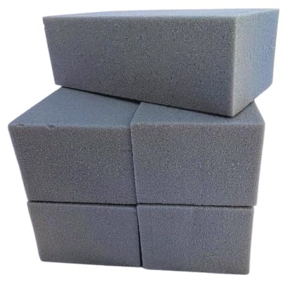 Floral Foam Bricks 23x11x8cm - Wet or Dry, Florist Grade - For Stunning Fresh & Artificial Flower Arrangements (Dry Foam, 5)
