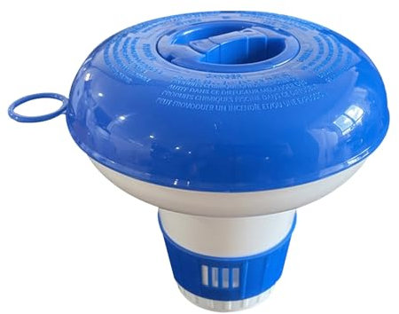 Dispensador De Cloro Flotante, 5 Pulgadas Flotador De Cloro para Piscina, Dispensador Ajustable De Pastillas De Cloro para Piscina, Soporte para Pastillas De Cloro, para Accesorios De Piscina