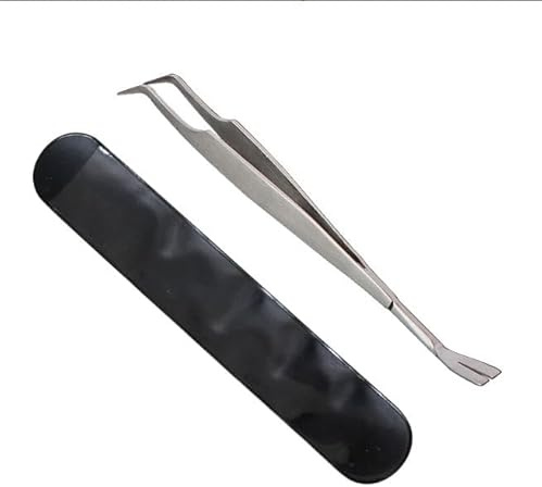Silver 2 in 1 Tick Removal Tool for Pets,Stainless Steel Professional Tick Tweezers Ticks Remover for Dogs, Cats and Humans,Flea and Tick Control,Tick Remover Tools