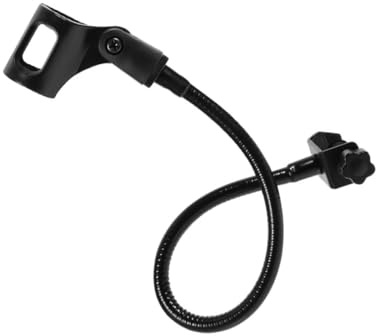 Parliky Support Micro Flexible Col de Cygne Réglable Bras Microphone Stable et Compact pour Studio Radio et Diffusion