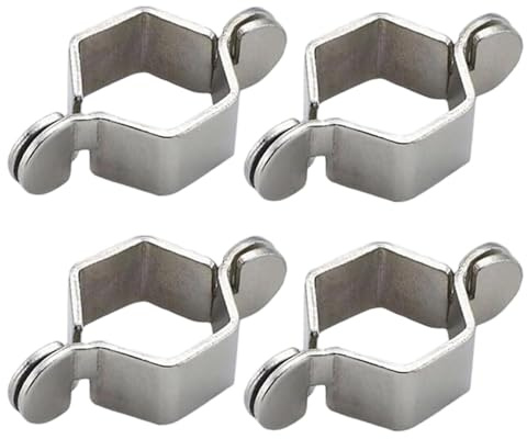 Weilin 4 Pairs Tap Spanner for Tight Space, Detachable Plumbing Spanner Wrench with Hex Hollow Design, Stainless Steel Basin & Faucet Tool