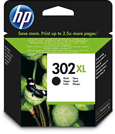 HP 302XL Black Ink Cartridge - F6U68AE