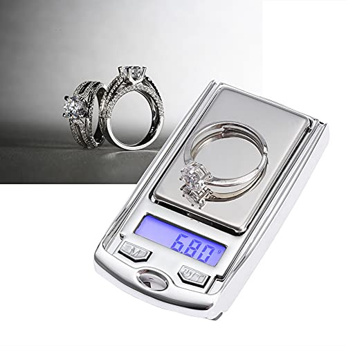 Brrnoo Tragbare Hochpräzisions-Digitalwaage 200g/0.01g für Schmuck, Diamanten, Kaffee und mehr