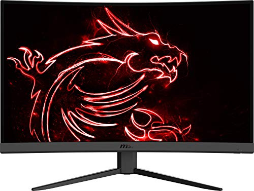 MSI Optix G32CQ4 E2 QHD 1500R Courbure 16:9 Antireflet Lunette Super 閠roite 1 ms 2560 x 1440 170 Hz Vitesse de rafra頲hissement R間lage de l'inclinaison AMD FreeSync 32