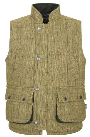 WALKER AND HAWKES - Gilet da tiro Derby Tweed Greyson per Bambini - Salvia Chiara - 34 (13/14 Anni)