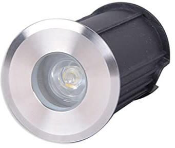 LGJEGD Einbaustrahler IP68 Teichleuchten Unterwasser 30° Abstrahlwinkel Bodenstrahler for Unterwasser, Treppen, Außendeck Color : Warm Light, Size : 62mm(1w)-24V