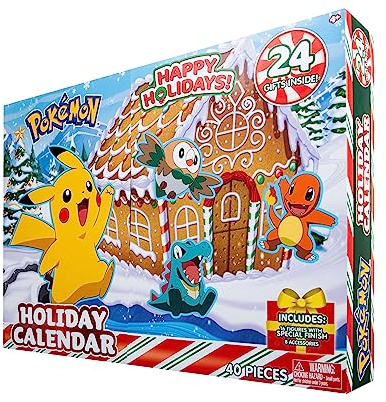 Bizak Pokemon Multi-Kalender 16 Figuren 5 cm + 8 Zubehör (63223066)