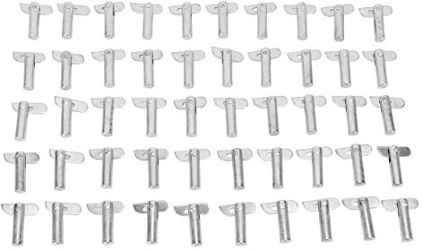 Wisecoco 50 Connettori per Giunti per Ponteggi, Ponteggi Galvanizzati Rimovibili Mobili, Perni di Collegamento per Bielle, Perni per Pioli di Fissaggio per Staffa per Mensola